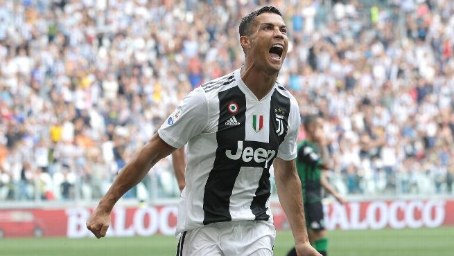 Ronaldo Akhirnya Cetak Gol Pertamanya Bersama Juventus