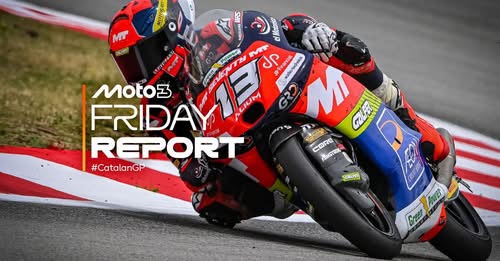 Hakim Danish Pimpin Sesi Latihan Moto3 Catalunya